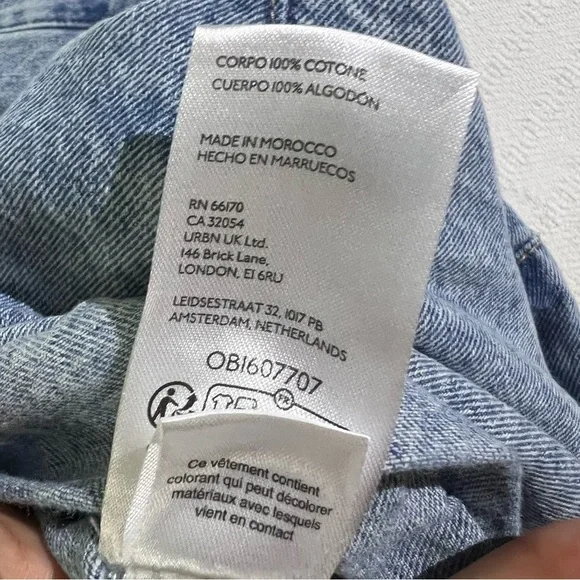 We The Free Marci Denim Romper Shortalls Womens Sz XS Boho Festival Free People - Picture 6 of 8